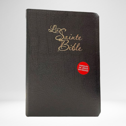Bible Louis Segond 1910 en gros caractères avec Paroles de Jésus en rouge