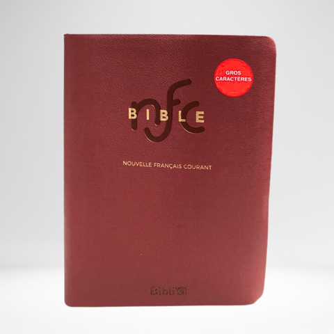 Bible Nouvelle Français courant gros caractères catholique