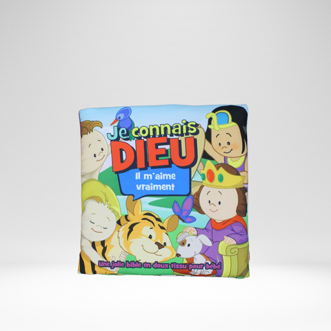 Je connais Dieu - Il m'aime vraiment Livre en tissu