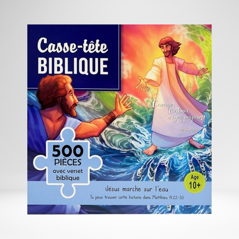Casse-tête biblique: Jésus marche sur l'eau (500 morceaux)