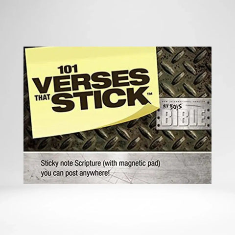 101 Verses that Stick for Boys Based on the NIV Boys Bible