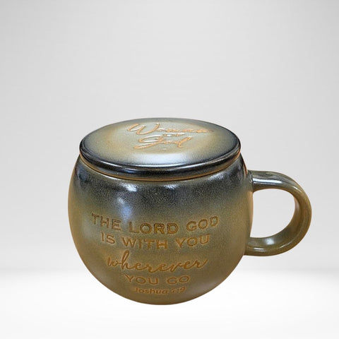 Ceramic Mug With Coaster Woman Of God (16 Oz)