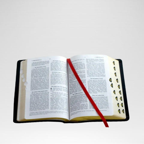 GNT Bonded Bible Leather Black Index