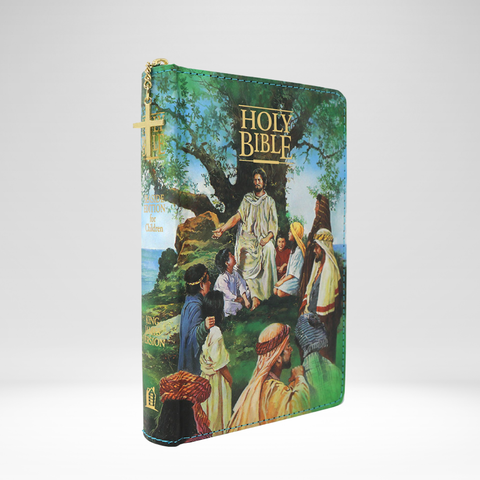 KJV Seaside Children's Bible w/Zipper HB