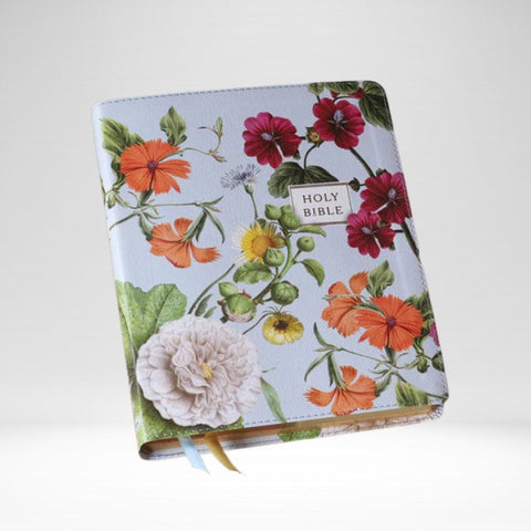 NIV Artisan Collection Bible Blue Floral