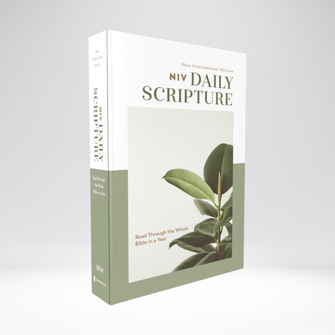 NIV Daily Scripture PB White/Sage