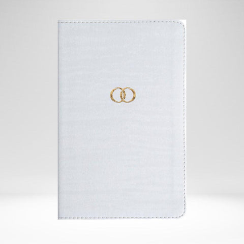 RVR 1960 Biblia Recuerdo De Boda (Bride's Bible) White/Gold Leathertouch