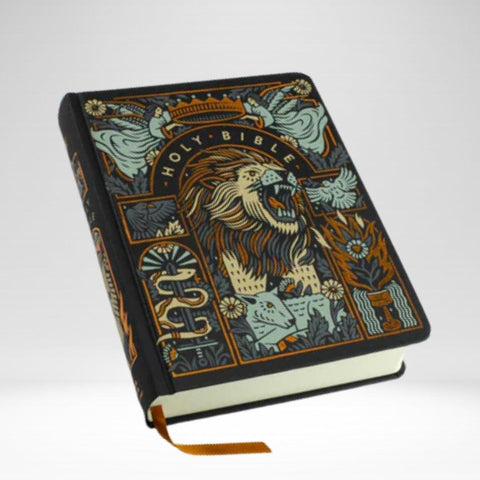 ESV Bible Single Column Journaling: Artist Series Lion & Lamb HC