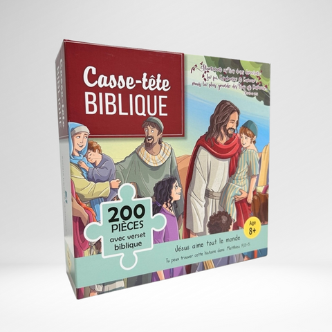 Casse-tête biblique: Jésus aime tout le monde