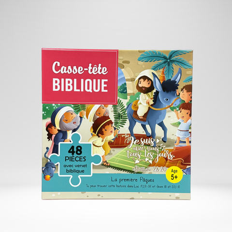 CASSE-TÊTE BIBLIQUE: LA PREMIÈRE PÂQUES (48 morceaux)