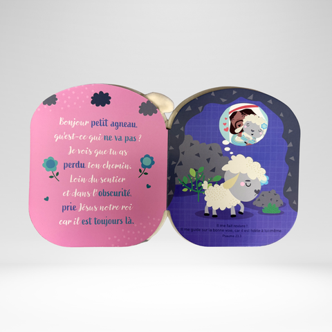 Mon doux agneau - Livre peluche