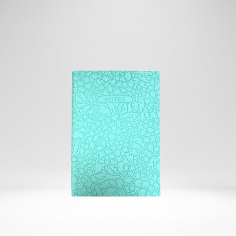 Notebook with Soft Embossed Cover and Ribbon Marker