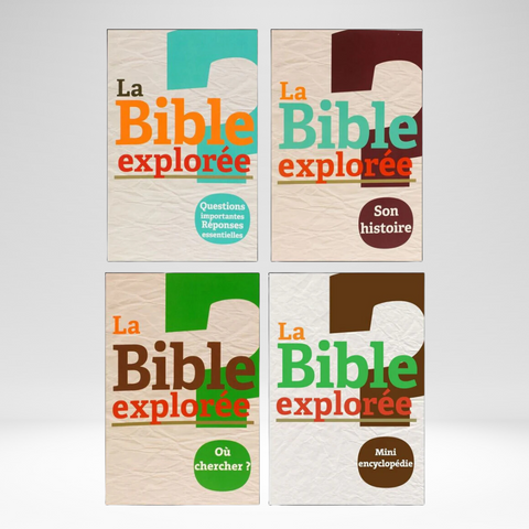 Bible explorée – collection (4 livrets)
