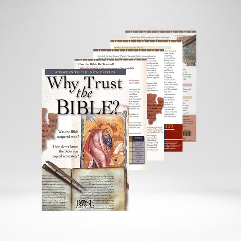 Why Trust The Bible? Pamphlet: Answers To The New Critics