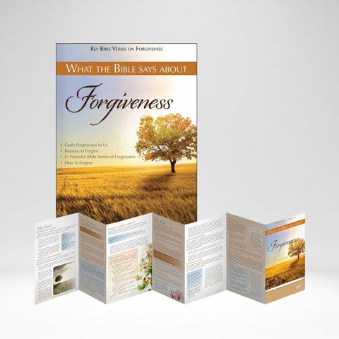 What The Bible Says/About Forgiveness Pamphlet (Rose)