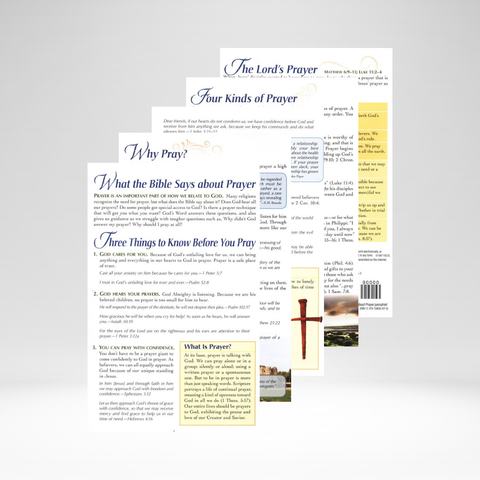 What The Bible Says About Prayer-Pamphlet (Rose)