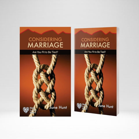 Considering Marriage (Hunt) Pb