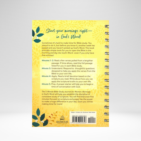The 5-Minute Bible Study Journal For Women