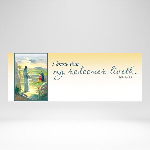 Letterhead 8.25" x 11" I Know That My Redeemer Liveth Job 19:25 (100/Pkg)