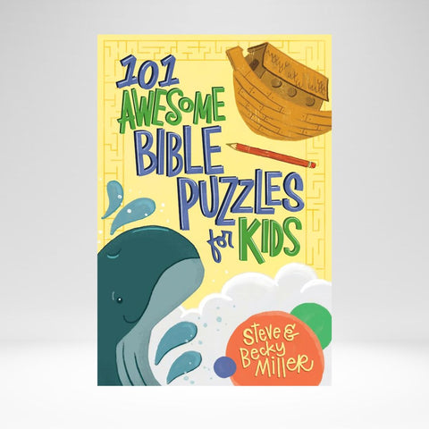 101 Awesome Bible Puzzles For Kids (Miller) PB
