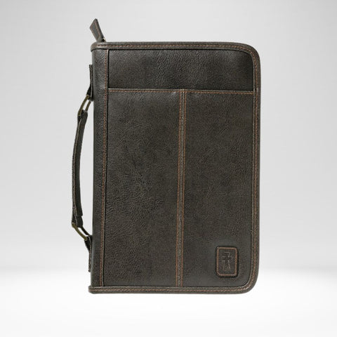 Bible Case Aviator Look Brown Leatherlike (L)
