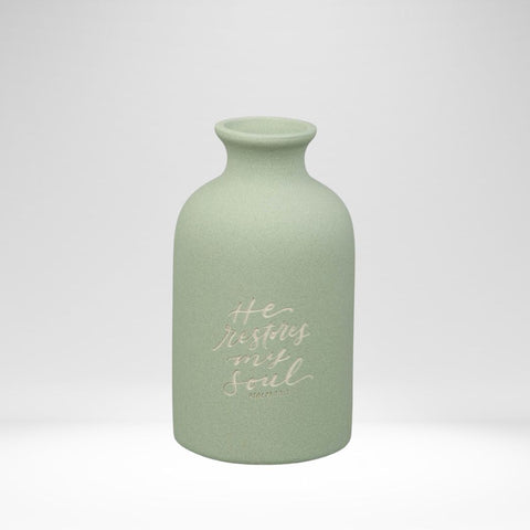 Vase He Restores My Soul