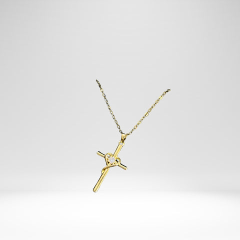 Crystal Cross Necklace