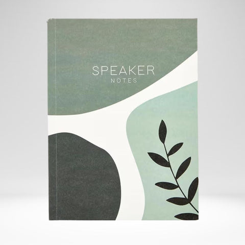 Speaker Notes For Sermon, Bible Study Green (6" x 8")