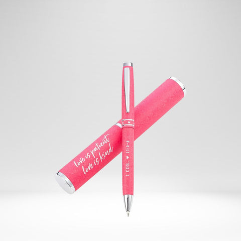 Pen Love is Patient Pink W/Case