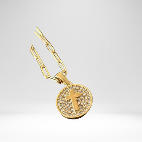The Paperclip Faith Necklace (Gold Plated)