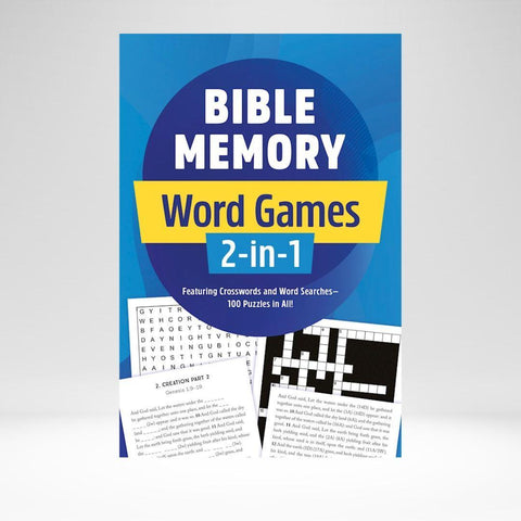 Bible Memory Word Games 2-In-1