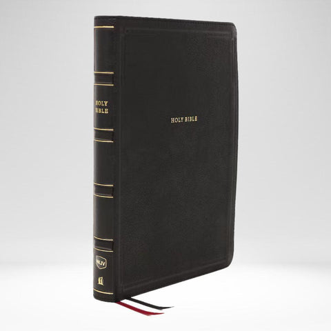 NKJV Holy Bible Deluxe Reference Giant Print Black Leathersoft