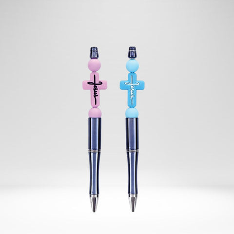 Pen Set Jesus Cross (Set Of 2)
