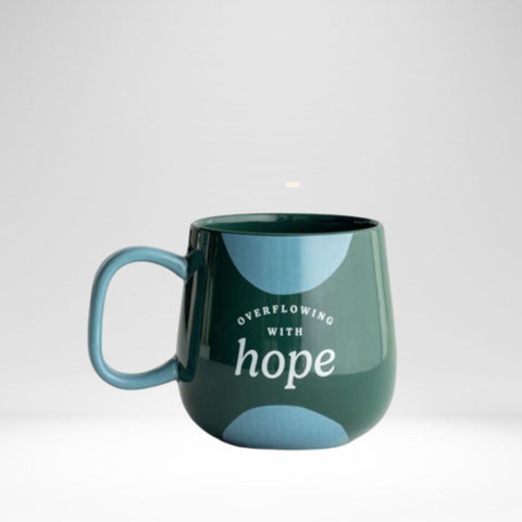 Ceramic Mug Overflowing With Hope