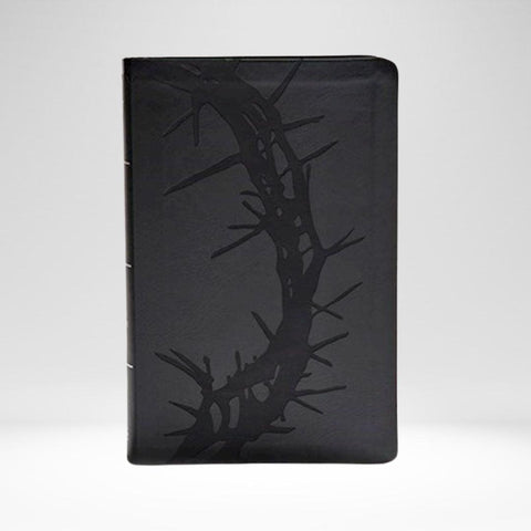 KJV Reference Bible Giant Print Charcoal Leathertouch