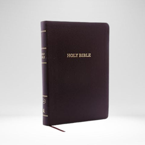 KJV Reference Bible Giant Print Burgundy Bonded Leather