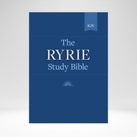 KJV The Ryrie Study Bible Black Genuine Leather