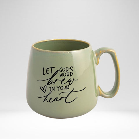 Ceramic Mug Let God's Word Brew