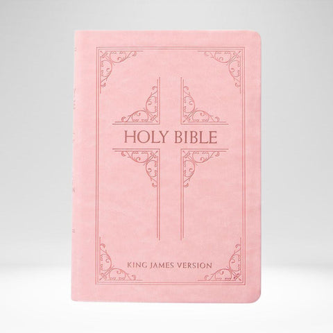 KJV Bible Giant Print Blush Imitation Leather