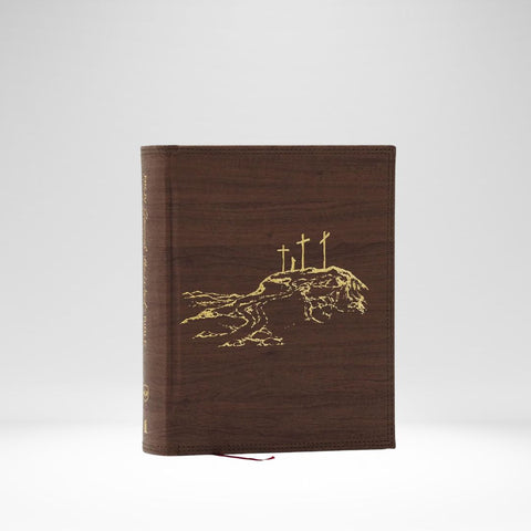 NKJV Journal The Word Large Print Bible Brown Imitation Leather