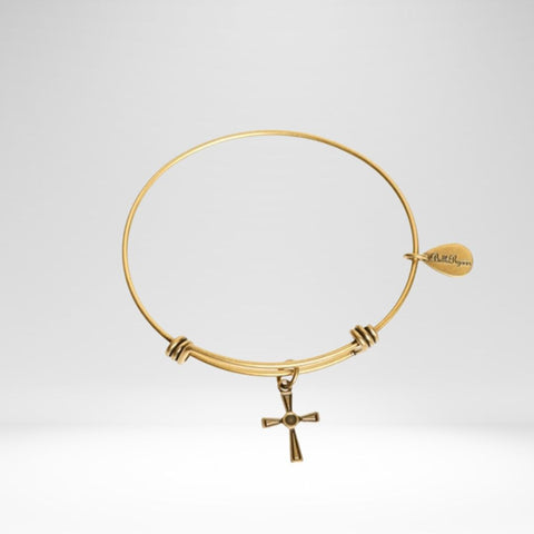 Bracelet Gold Cross #2 Bangle