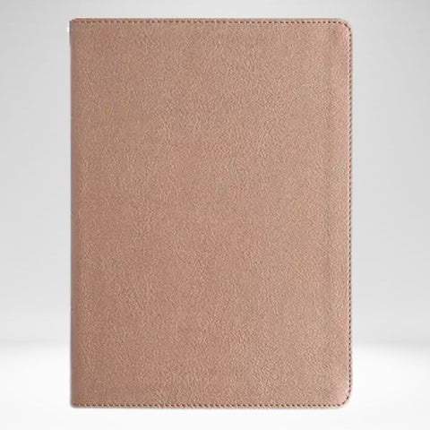 KJV Study Bible Personal Size Rose Gold Leathertouch