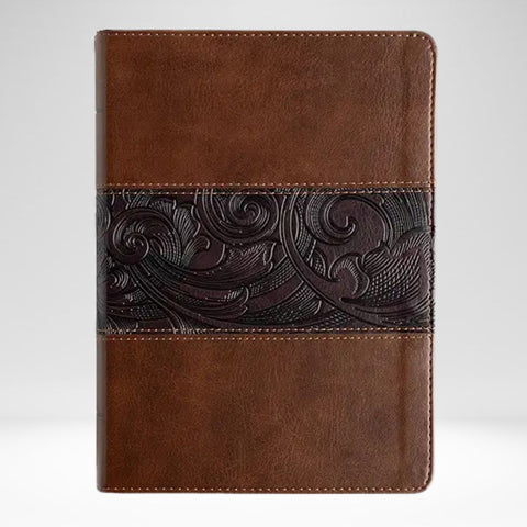KJV Study Bible Personal Size Mahogany Leathertouch