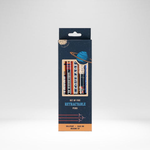 PEN SET BE STRONG AND COURAGEOUS SET OF 5