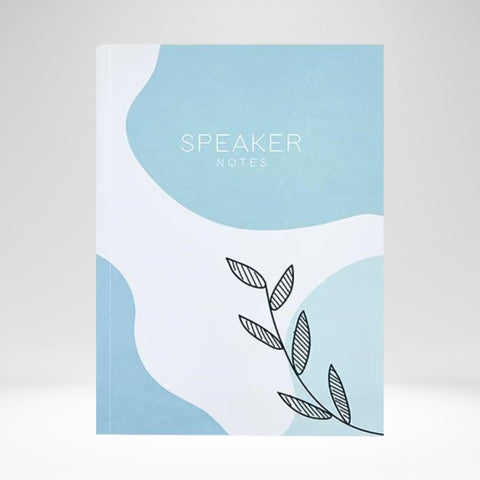 Speaker Notes For Sermon, Bible Study Blue Marble (6" x 8")