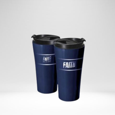 Travel Mug Lving By Faith