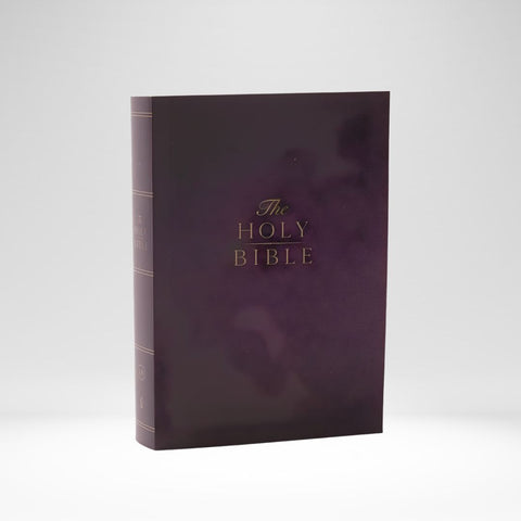 KJV Compact Bible Red Letter Cross References Purple Imitation Leather