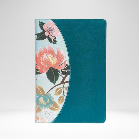 CSB Study Bible For Women Teal Floral Leathertouch