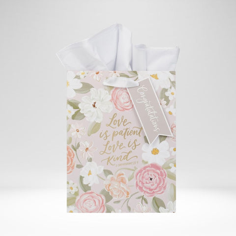 Gift Bag - Love is Patient Medium