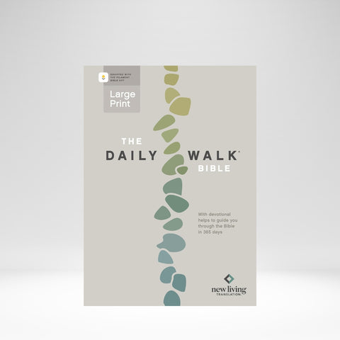 NLT The Daily Walk Bible Large Print Filament Enabled PB
